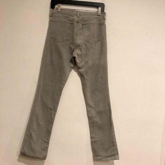 J Brand Jeans Gray Wash Straight Leg Low Rise Waist Size 28 #183 - Picture 4 of 7